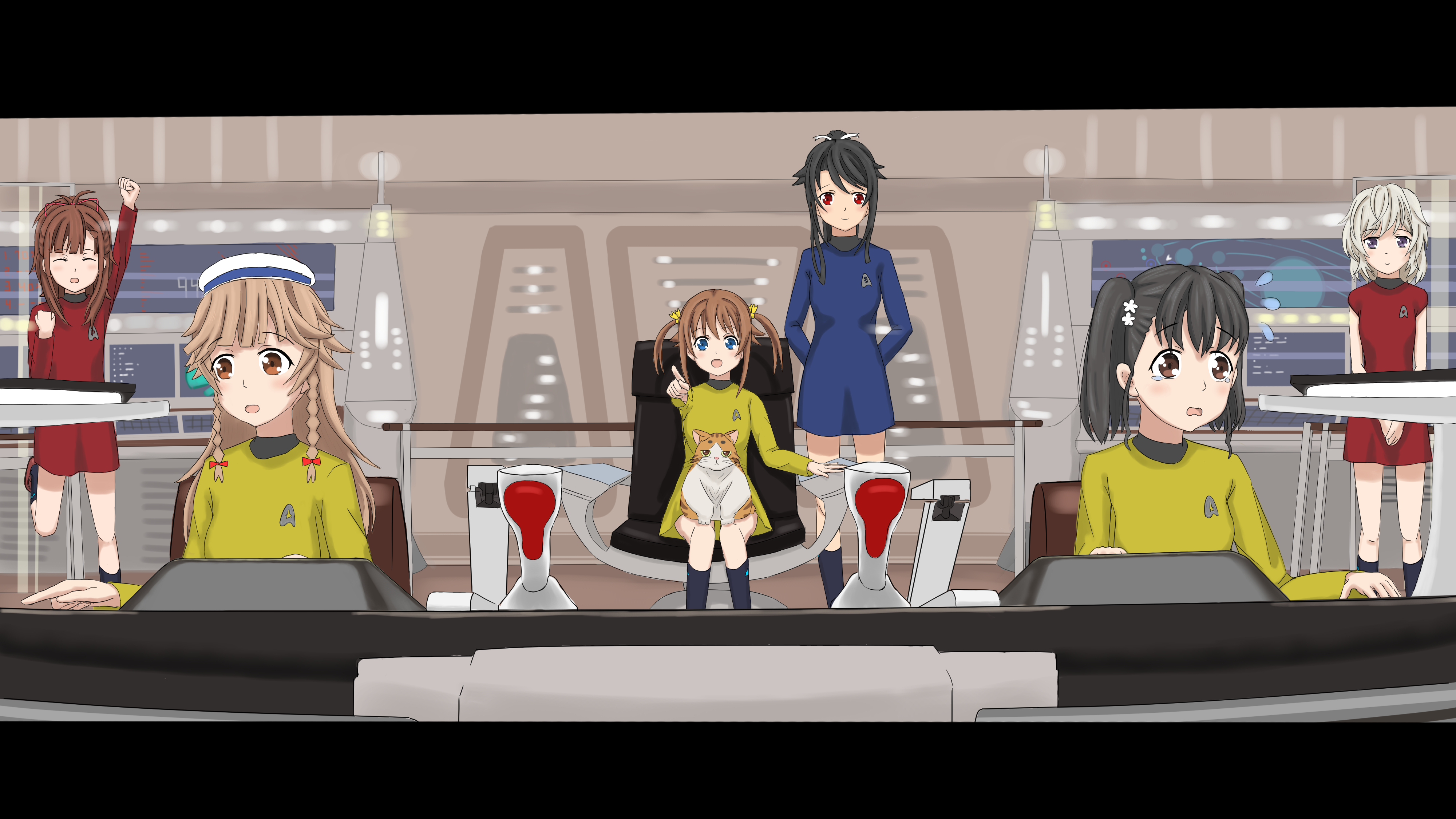 I'm sad it's Kelvin timeline stuff but High School Fleet is a guilty pleasure of mine so I needed to post these.